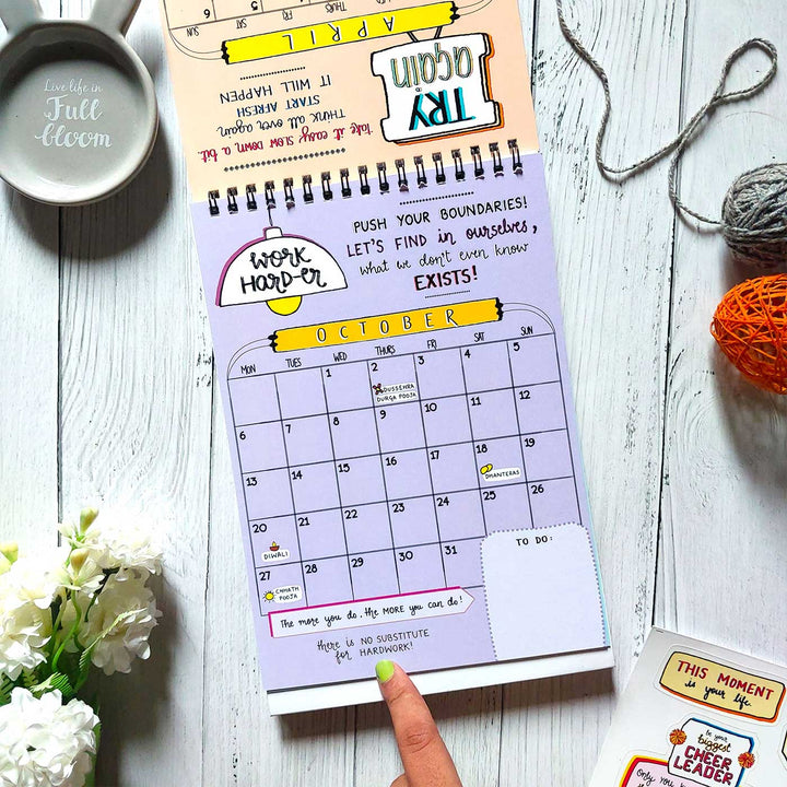 Take the Leap 2025 Spiral Calendar with Freebies With Holidays | 10+ Freebies Included