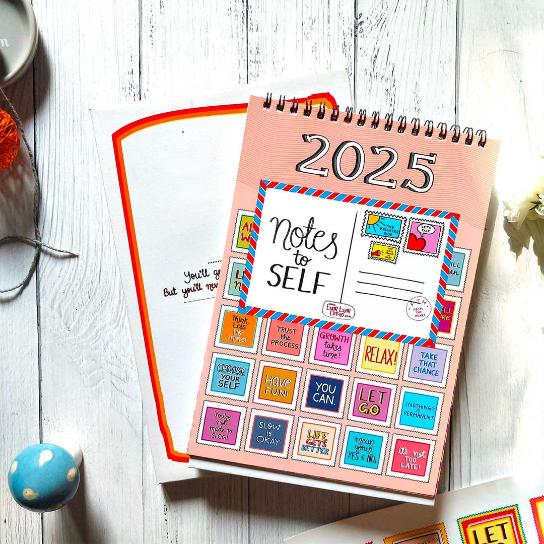 Notes to Self 2025 Spiral Calendar With Holidays | 10+ Freebies Included