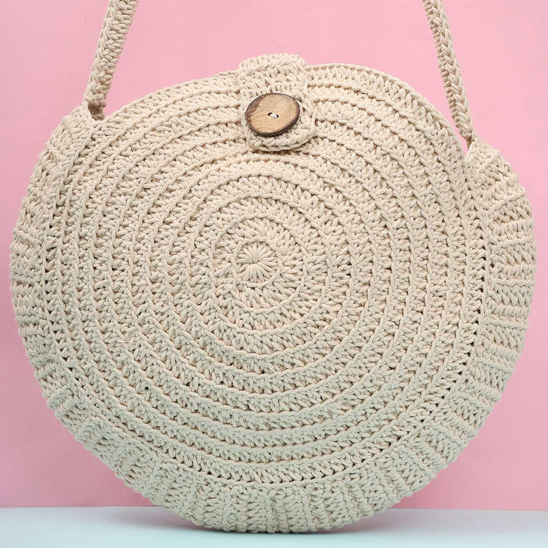 Handmade Crochet United Urbane Crossbody Bag