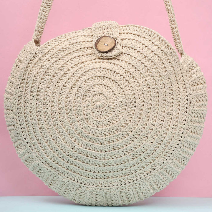 Handmade Crochet United Urbane Crossbody Bag