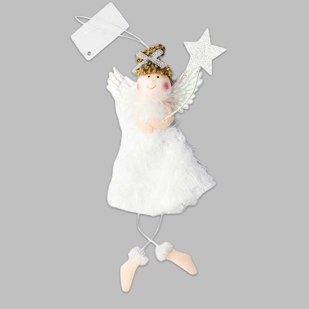 Handmade Winged Wonder Flying Angels Ornaments For Christmas Tree Decoration | Set Of 3