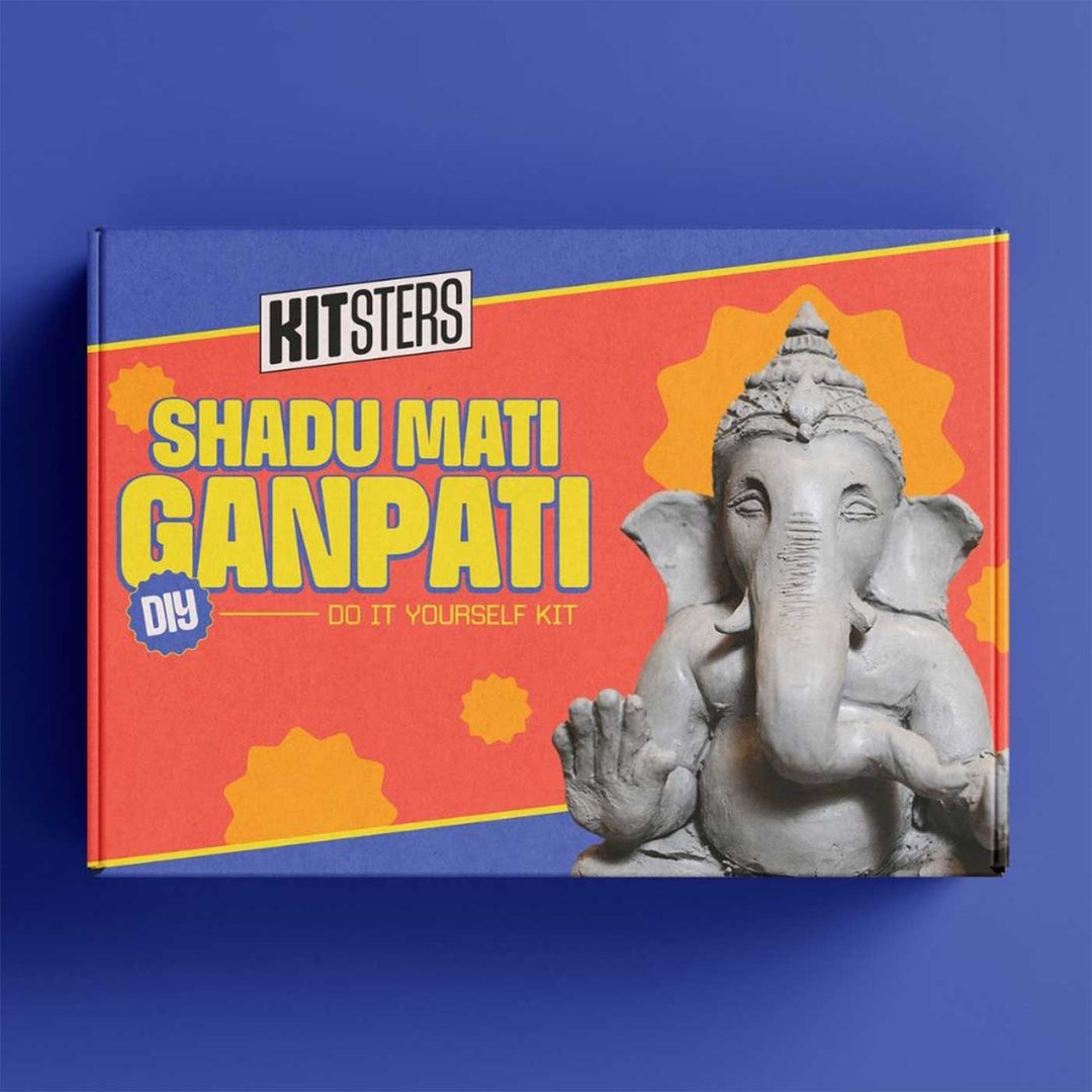 Eco-friendly Shadu Mati Ganpati Clay DIY Kit for Ganesh Chaturthi