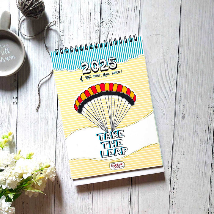 Take the Leap 2025 Spiral Calendar with Freebies With Holidays | 10+ Freebies Included