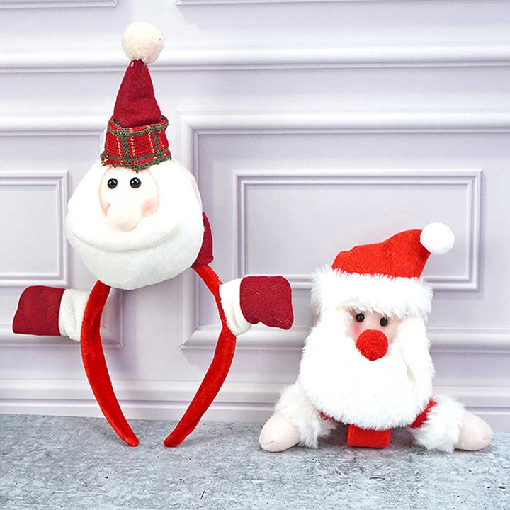 3D Santa Theme Kids Hairband & Wristband | Xmas Gifting Ideas | Set Of 2