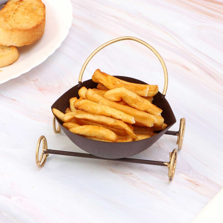 Handmade Eye Shaped Snacks Platter With Wheels