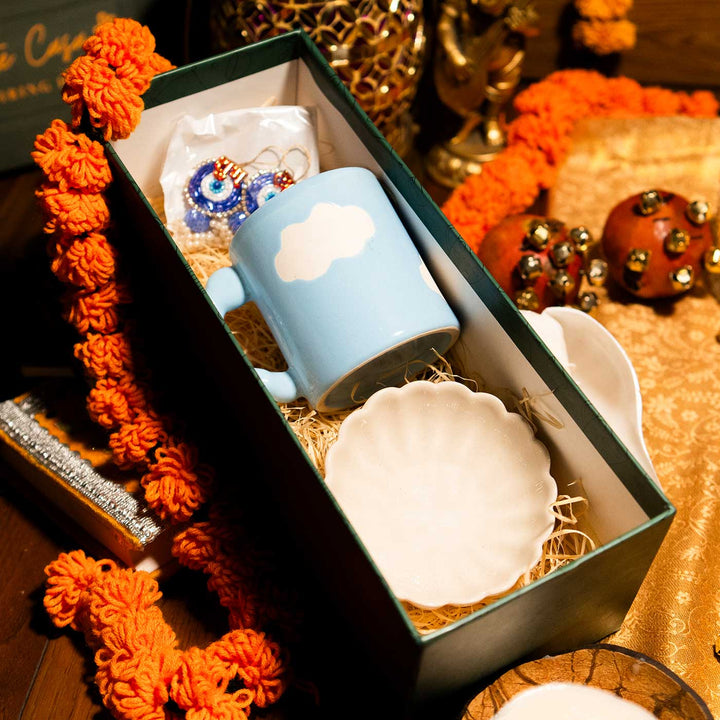 Premium Cloud Nine Diwali Ceramic Gift Hamper | Set Of 3