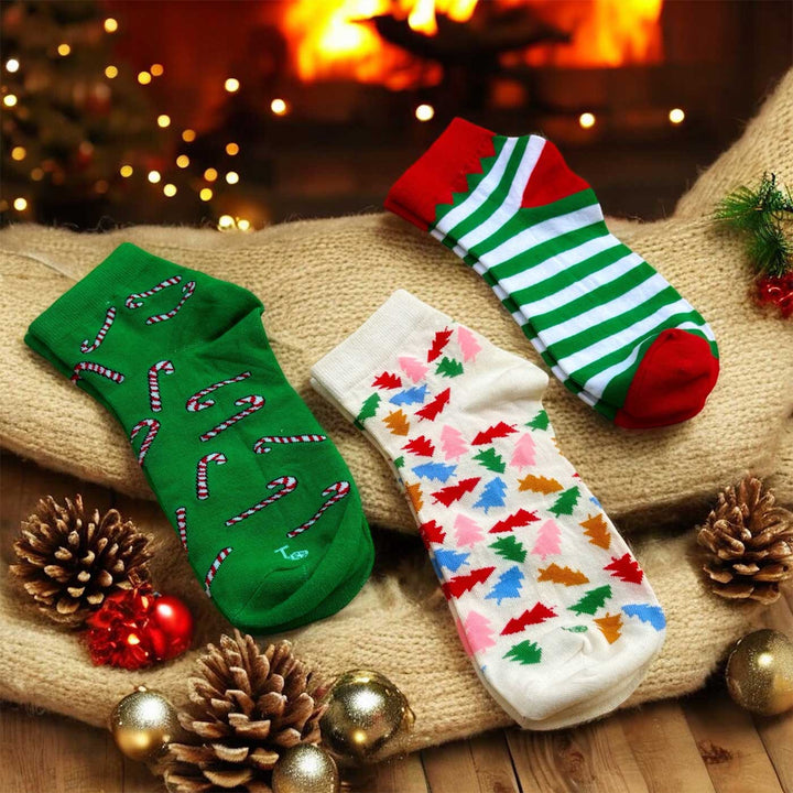 Candy, Xmas Tree & Striped Jolly Socks | Xmas Gifting Ideas