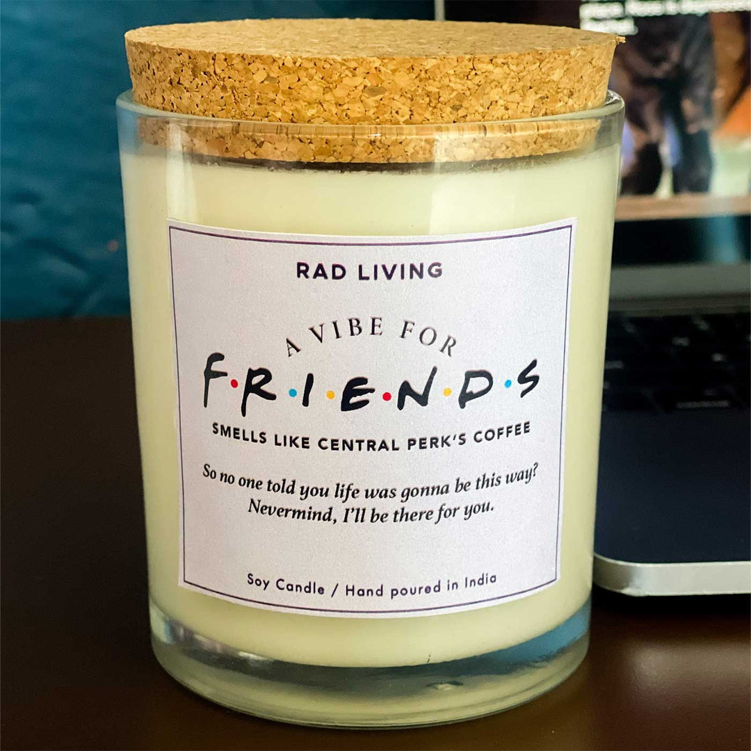 Hand Poured F.R.I.E.N.D.S Central Perk'S Coffee Scented Soy Wax Candle