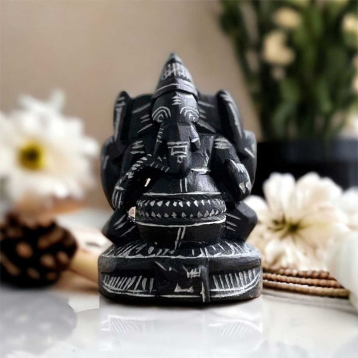 Handmade Lord Ganesha Soapstone Idol