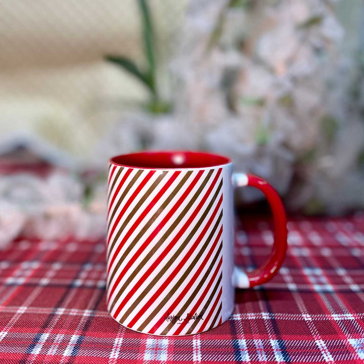 Handmade Striped Ceramic Mugs | Xmas Gifting Ideas