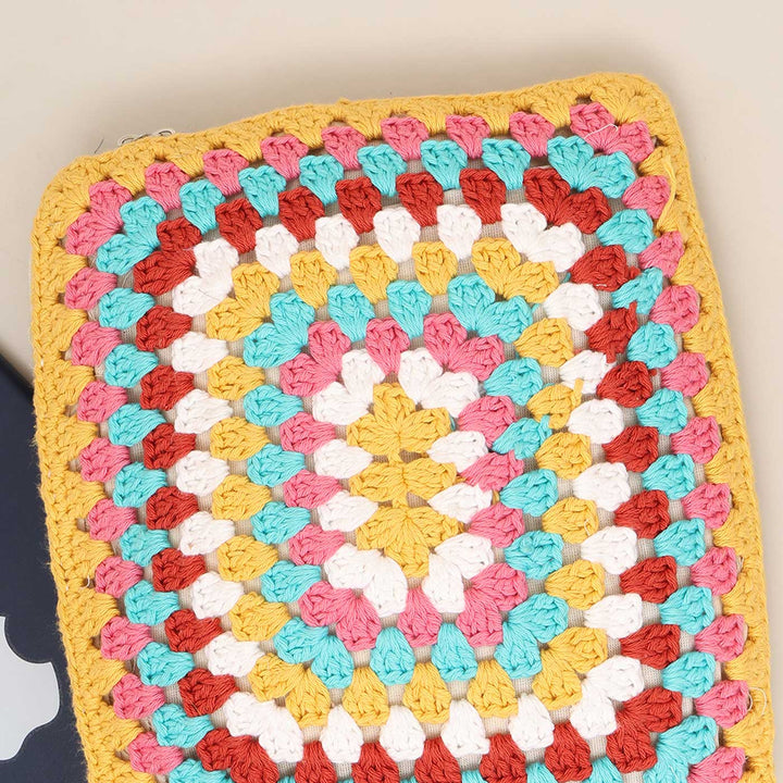 Handmade Crochet Multicolour Ipad Sleeve