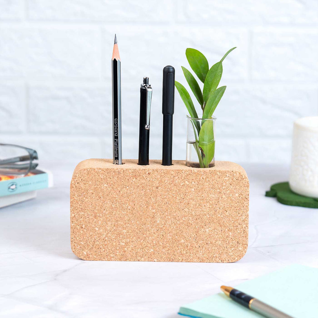 Test Tube Planter Cork Pen Holder