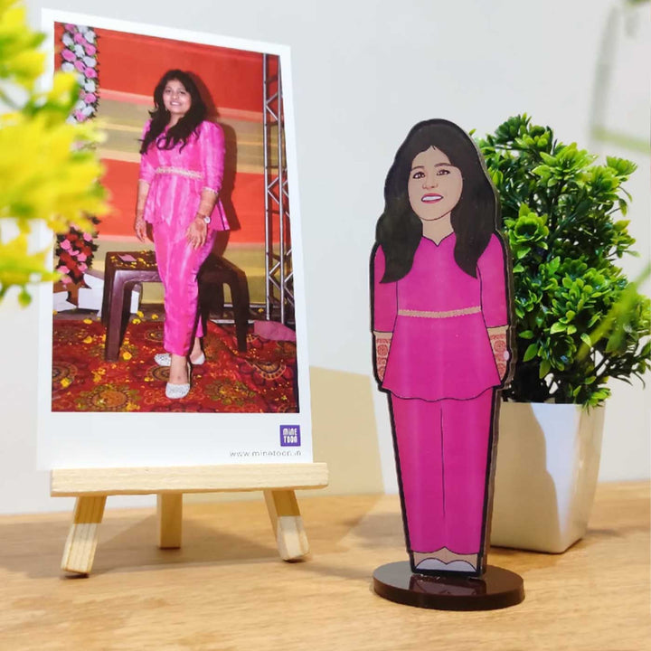 Photo Personalized Printed Acrylic Full Length Caricature Cutout