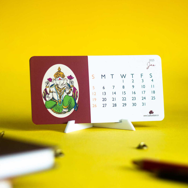 Printed Iraivan Iraivi 2025 Desk Calendar