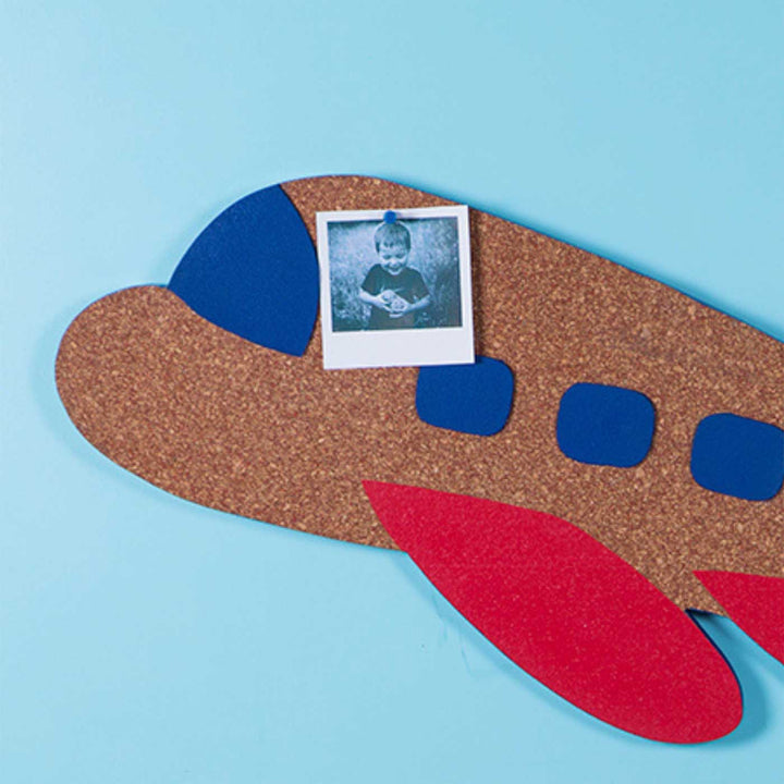 Handmade Aeroplane Wooden Pinboard For Kids