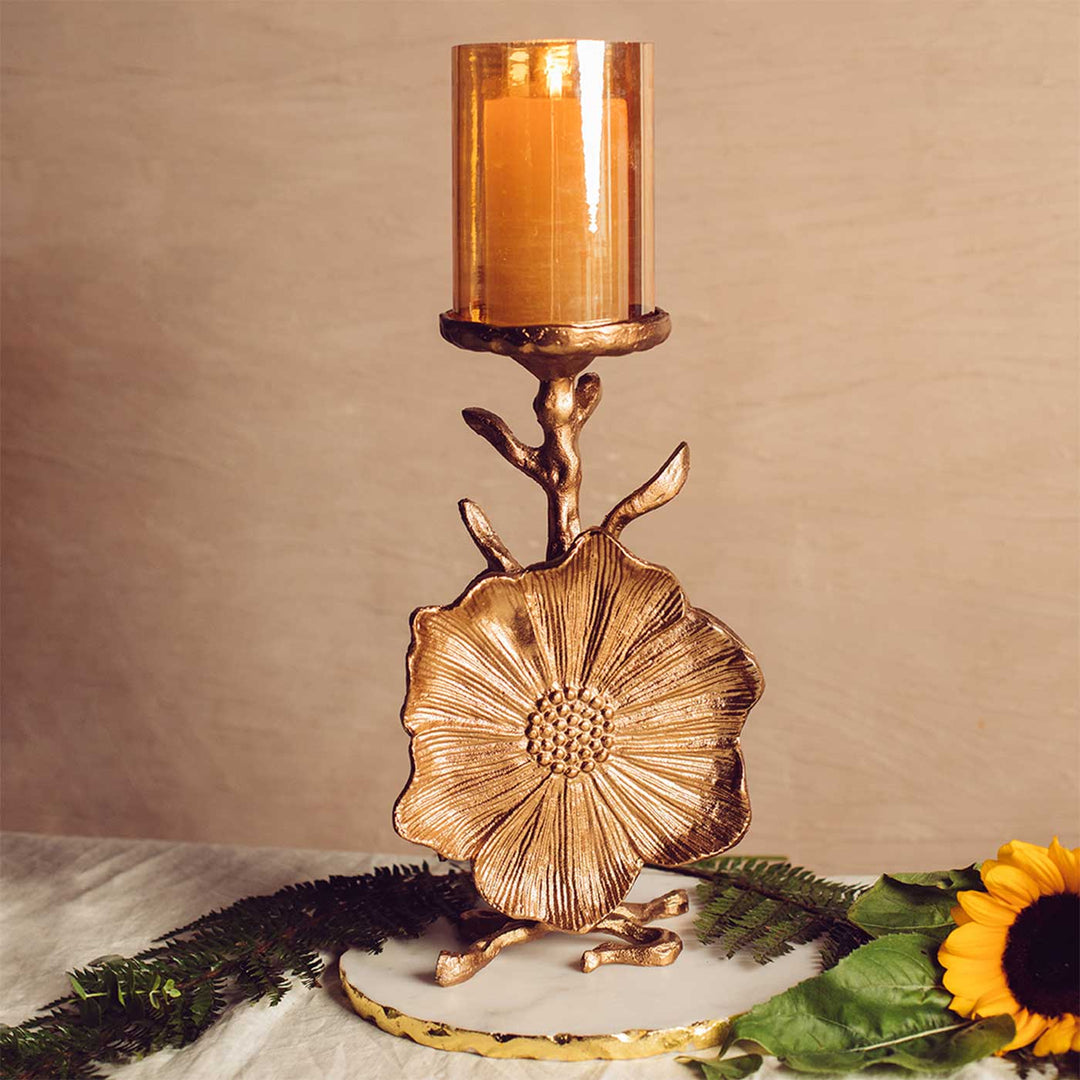 Handmade Floral Tealight Holder