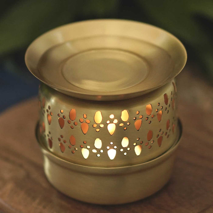 Handmade Radhe Brass Aroma Diffuser