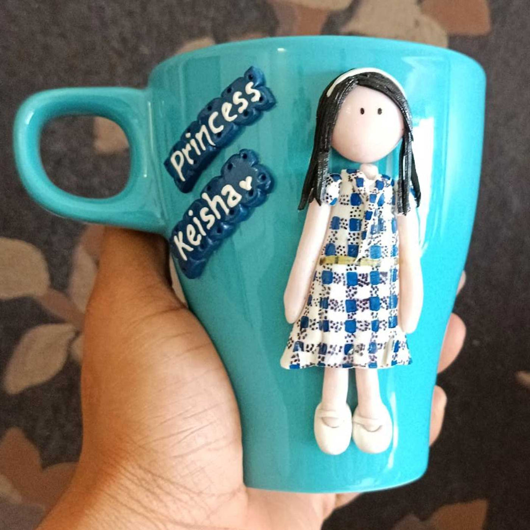 Photo Personalized Handmade Cute Girl Theme Ceramic Mug