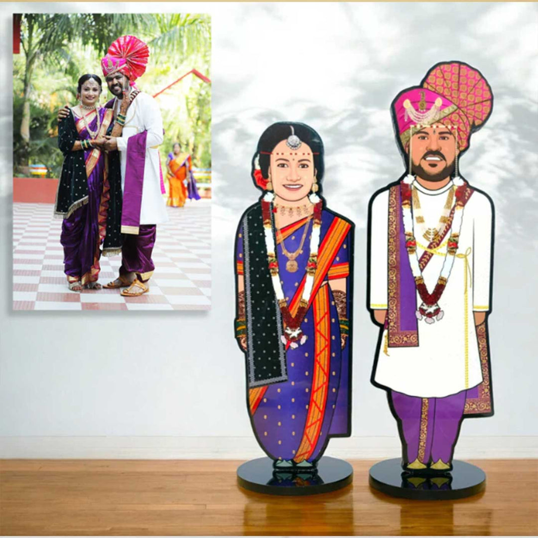 Photo Personalized Printed Acrylic Couples Full Length Cutout