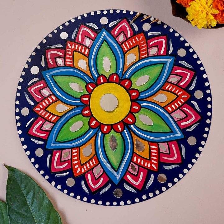 Handmade Decorative Wooden Rangoli