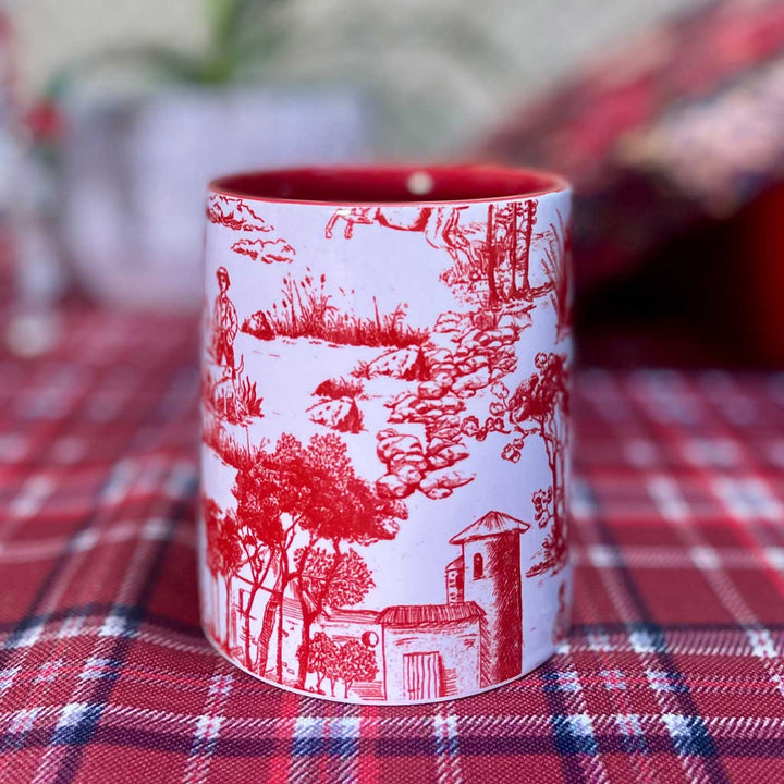 Handmade Scarlet Toyle Ceramic Mugs | Xmas Gifting Ideas