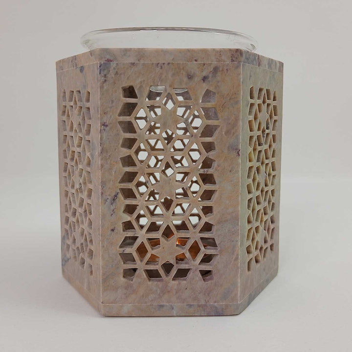 Handmade Monifa Lattice Craft Soapstone Aroma Diffuser