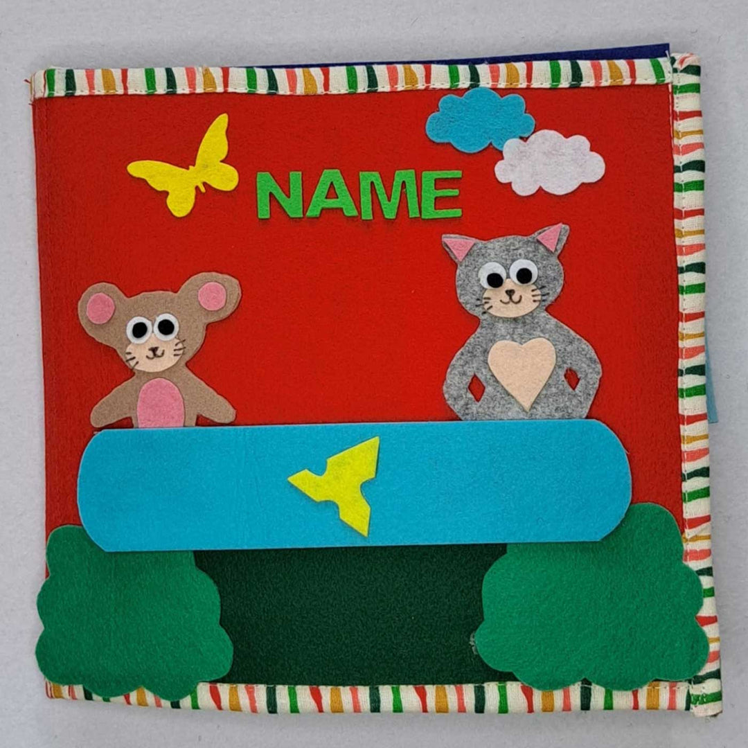 Personalized Tom & Jerry Busy Board Book for Toddlers