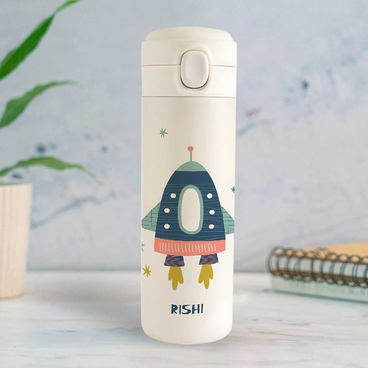 Personalized Space Explorer Theme Steel Insulated Water Bottle