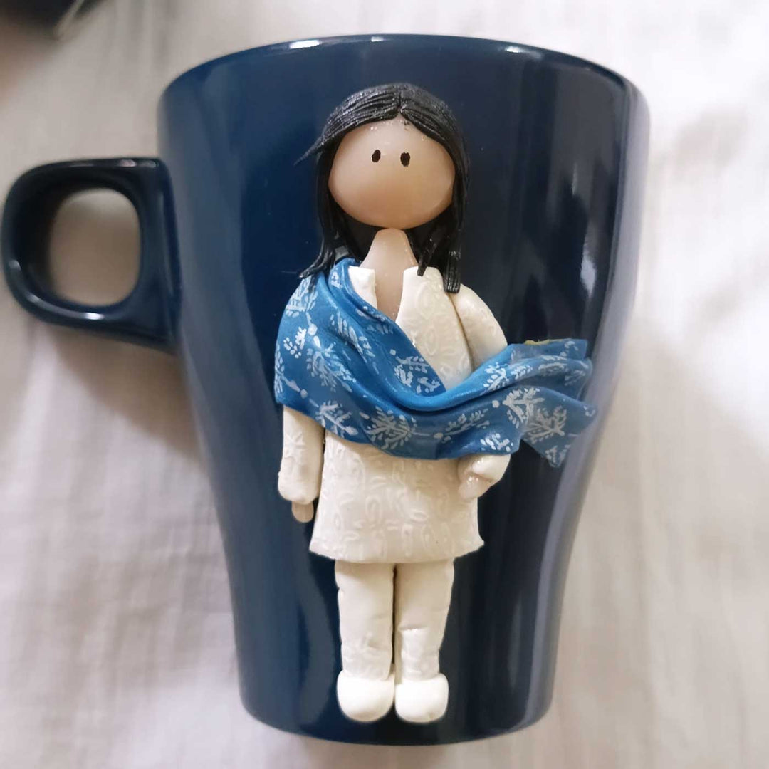 Photo Personalized Handmade Desi Girl Ceramic Mug