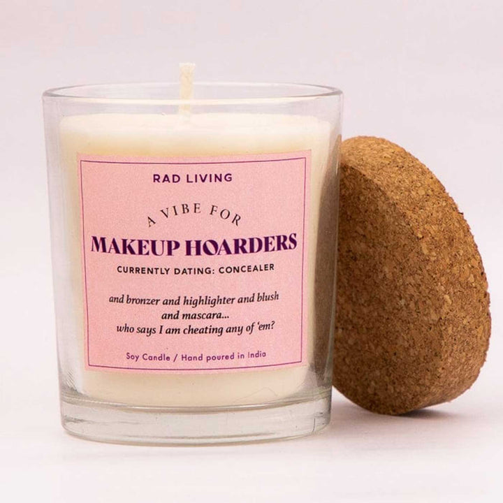 Hand Poured Makeup Hoarders Almond And Shea Butter Scented Soy Wax Candle