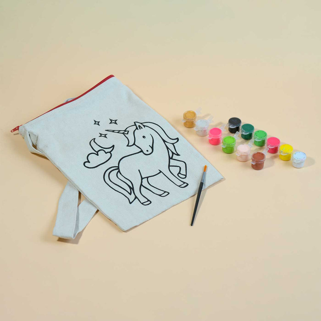 Handmade DIY Unicorn Sling Bag Craft DIY Kit | Set of 3