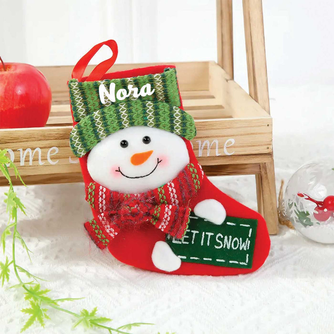 Personalized Ho Ho Ho Surprise! Felt & Wool Stockings For Christmas Decoration