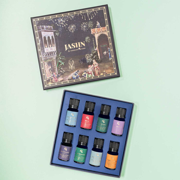 Handmade Jashn Essential Oils Gift Set | Set Of 8