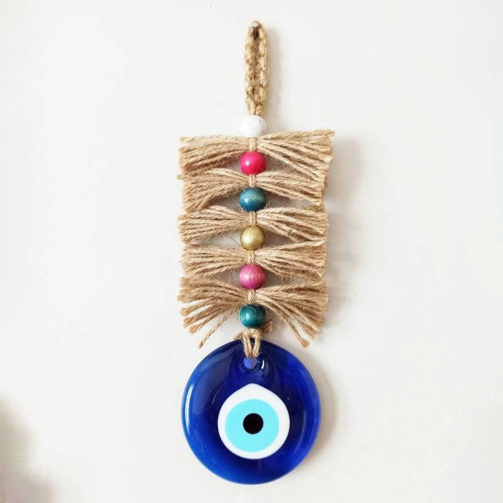 Jute Evil Eye Tassel Hanging