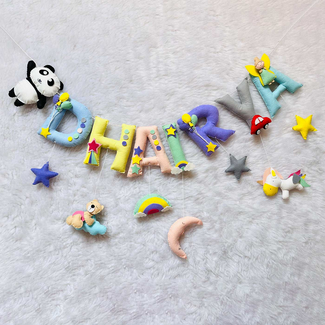 Handcrafted Personalized Panda & All Things Magical Bunting For Kids