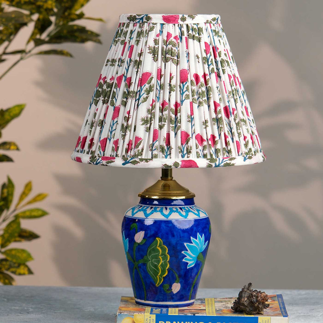 Rose Block Print Empire Lampshade