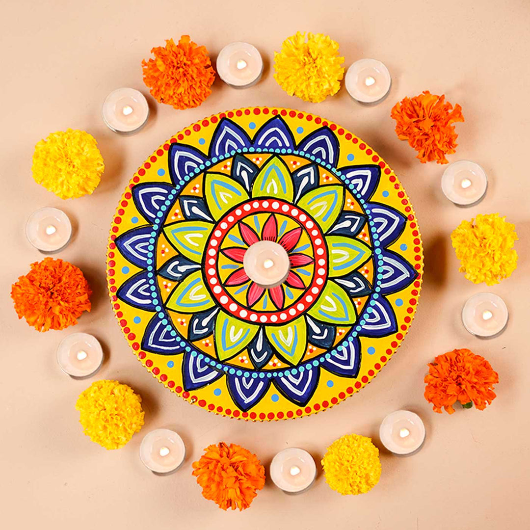 Handmade Wooden Pooja Chowki