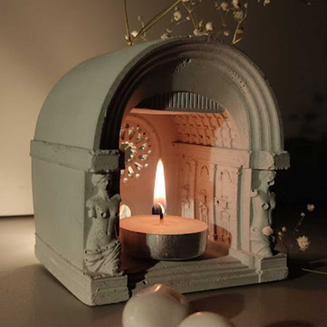 Handmade Classic Roman Dome Candle Holder