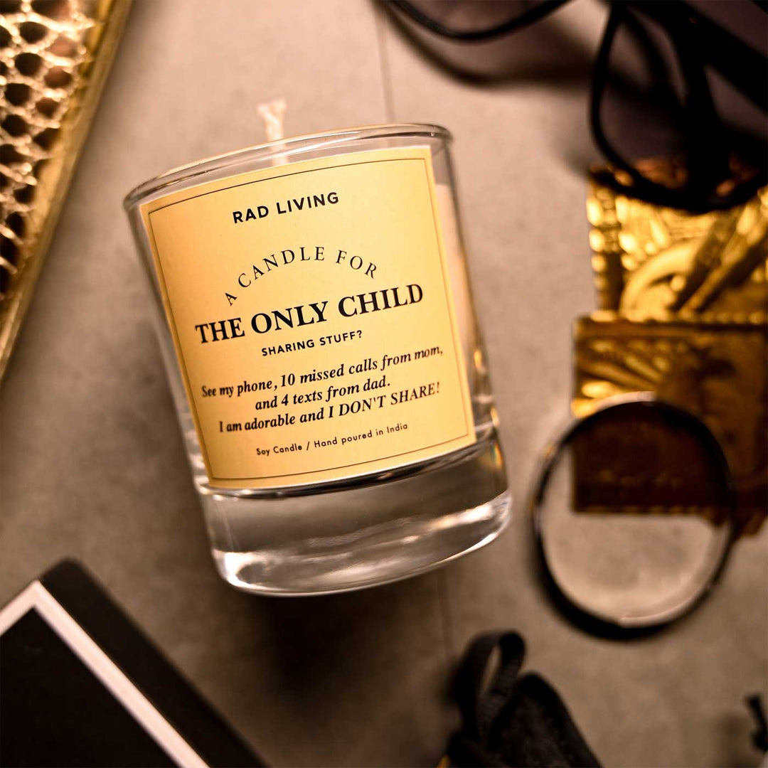 Hand Poured Only Child Precious Oud Scented Soy Wax Candle