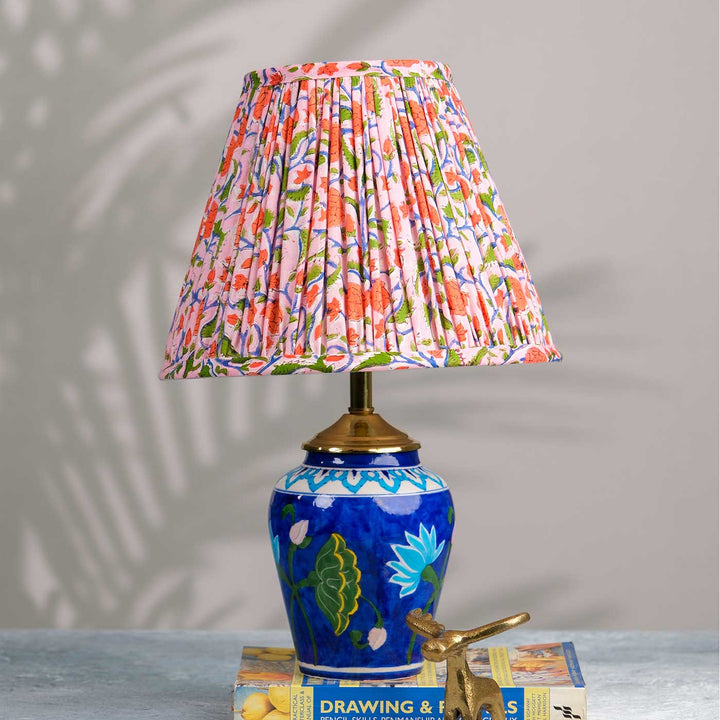 Multicolor Block Print Empire Lampshade