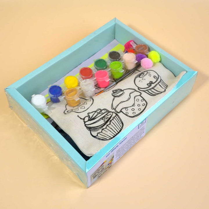 Handmade DIY Cup Cake Pencil Pouch DIY Kit | Set of 3