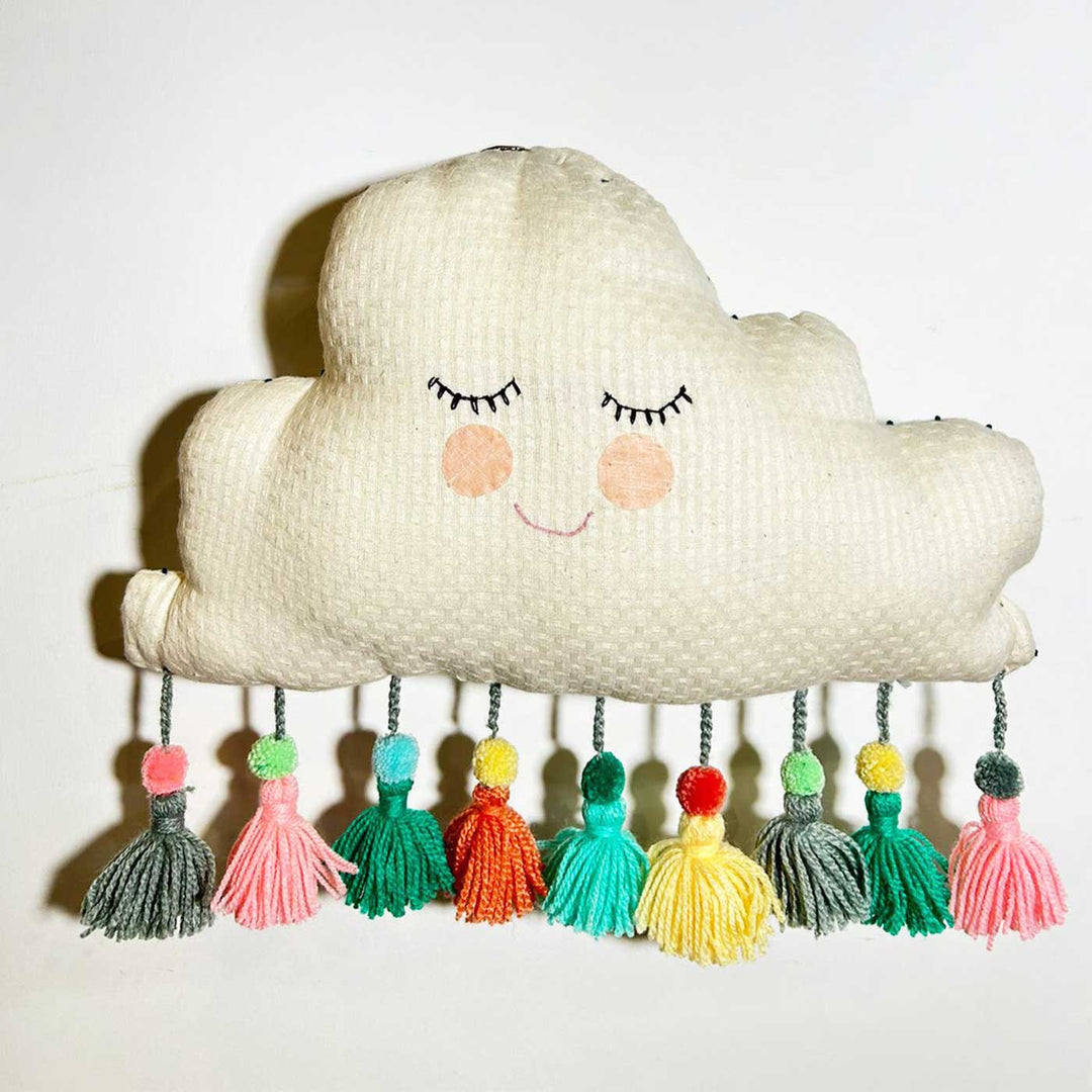 Handmade Cloud Shaped Cotton Cushion