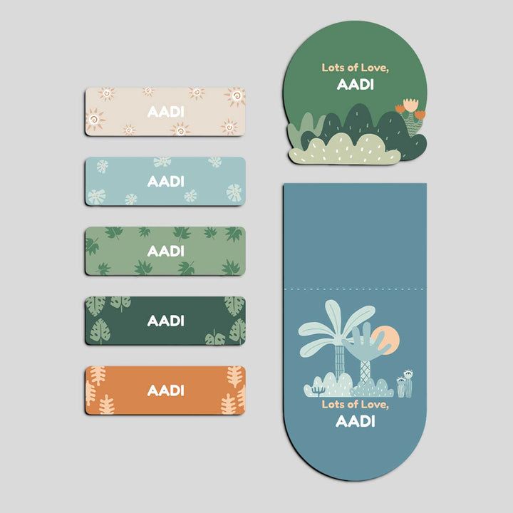 Personalized Nature & I Theme Sticker Sheet | 40 Stickers