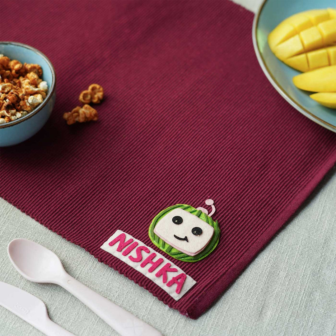 Personalized Handmade WatermelonTable Mat For Kids