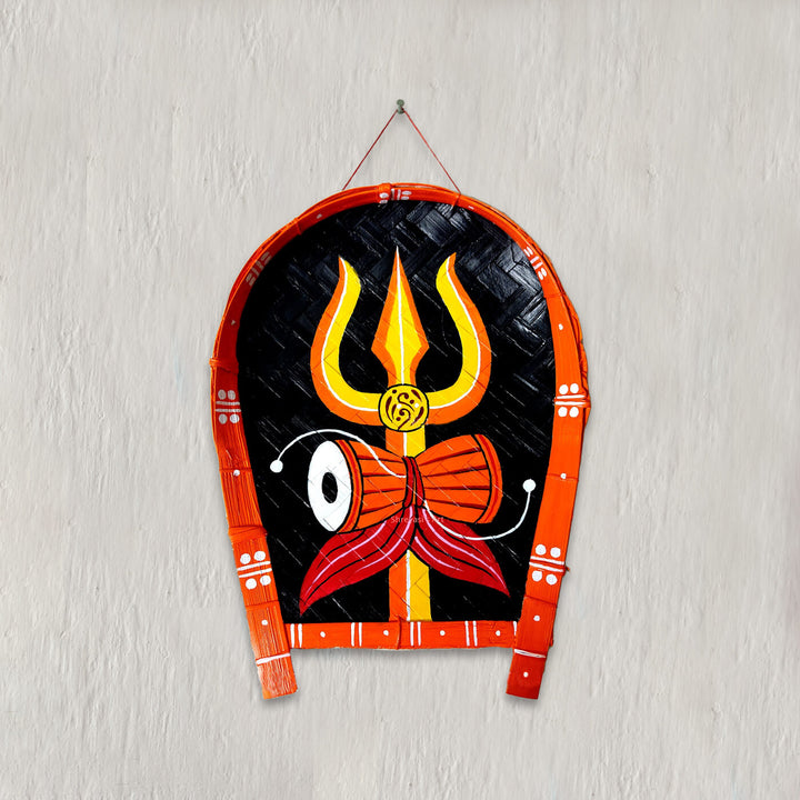 Handpainted Auspicious Bamboo Wall Decor