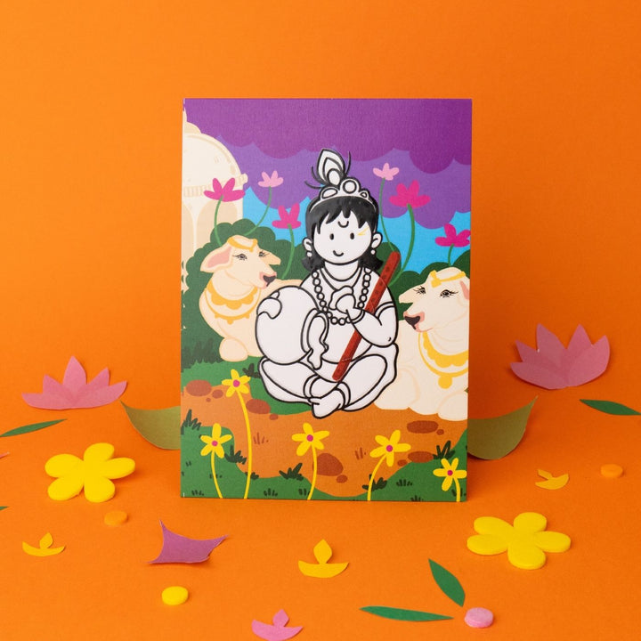 Handmade Colour Me - Divine Paper Cards | Set Of 6