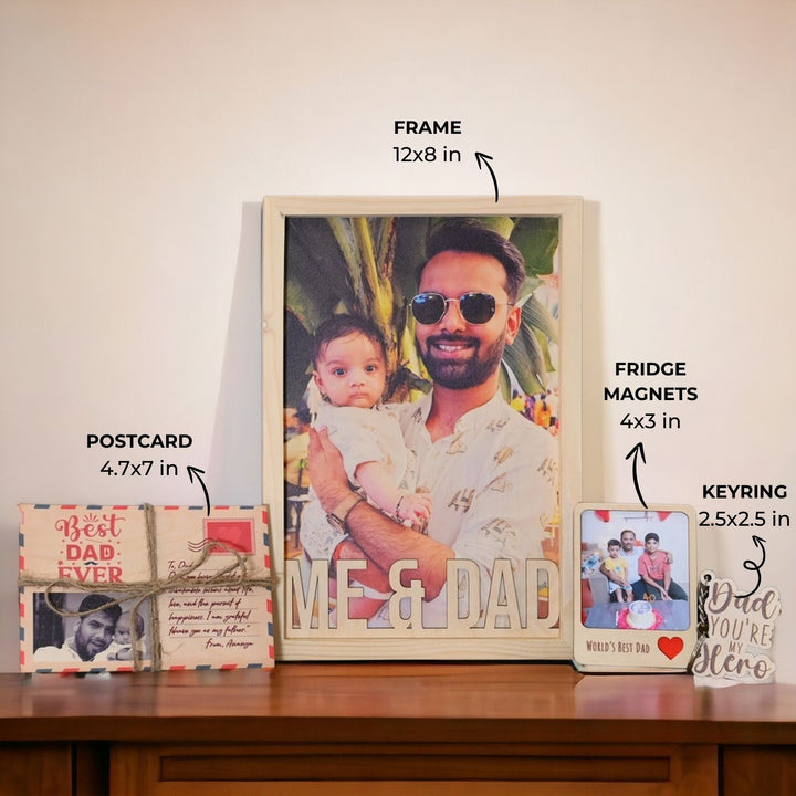 Photo Personalised Fathers Day Bundle I Set of 4