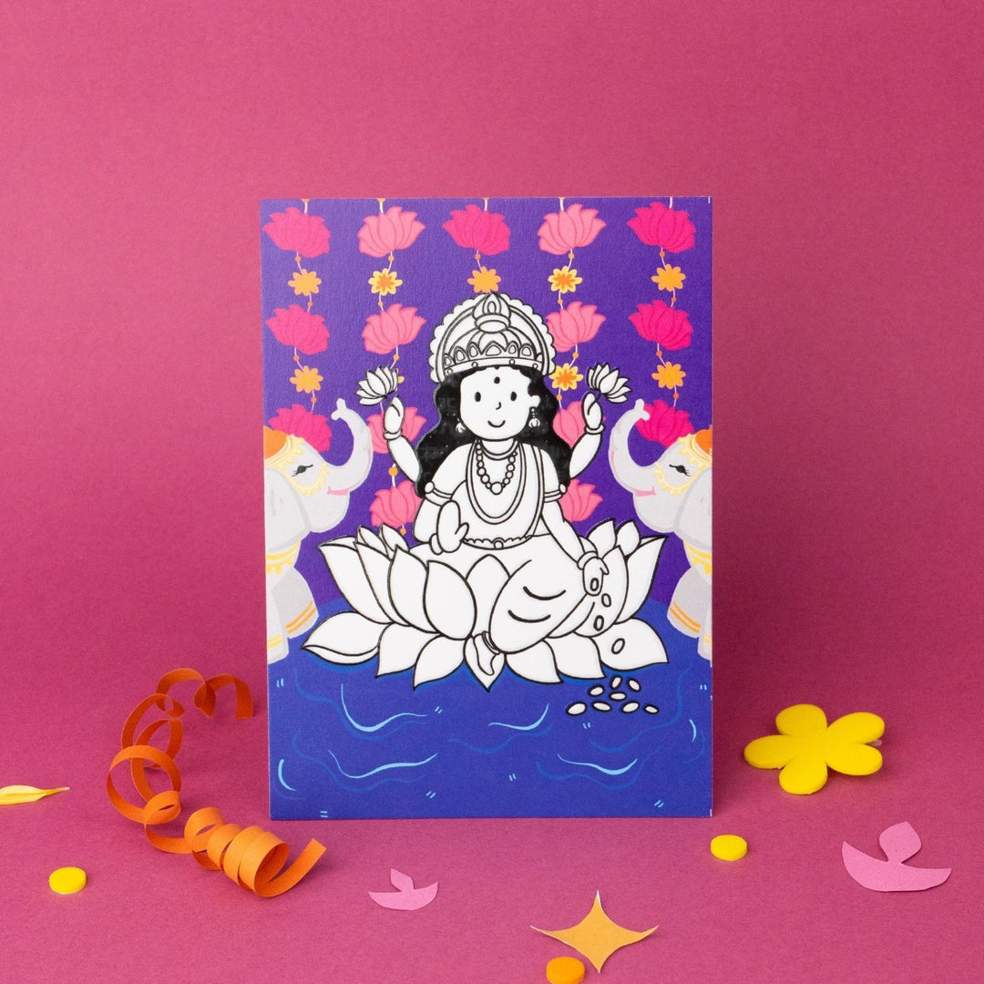 Handmade Colour Me - Divine Paper Cards | Set Of 6