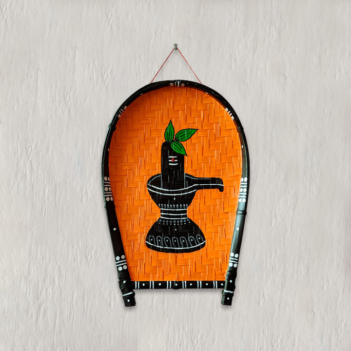 Handpainted Auspicious Bamboo Wall Decor