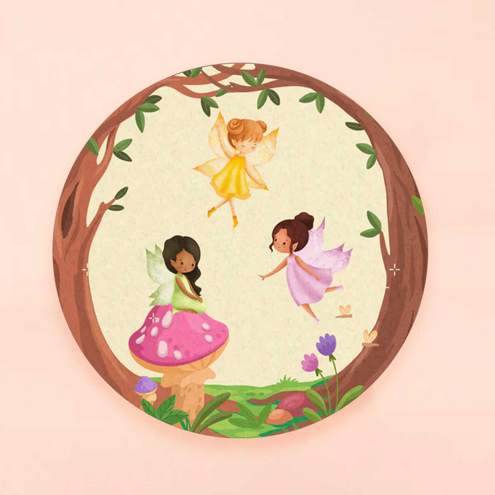 Handmade Pixie Paradise Wooden Pinboard For Kids